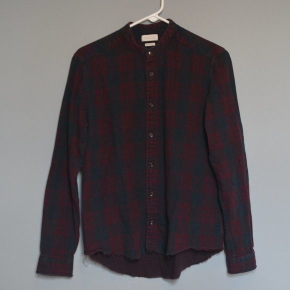 zara flannel jacket